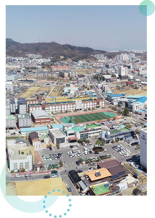 칠곡군 전경사진 입니다.