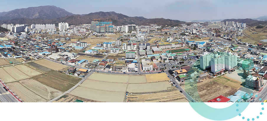 칠곡군 전경사진 입니다.